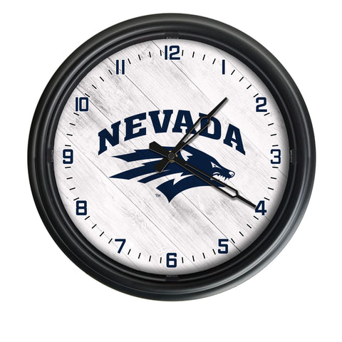 Nevada Wolf Pack Logo LED Clock | LED Outdoor Clock