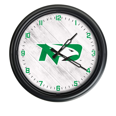 North Dakota Fighting Hawks Logo LED Clock | LED Outdoor Clock