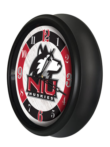 Northern Illinois Huskies Logo LED Clock | LED Outdoor Clock