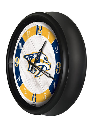 Nashville Predators Logo LED Clock | LED Outdoor Clock