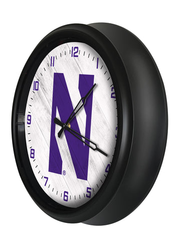 Northwestern Wildcats Logo LED Clock | LED Outdoor Clock