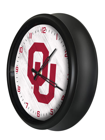 Oklahoma Sooners Logo LED Clock | LED Outdoor Clock