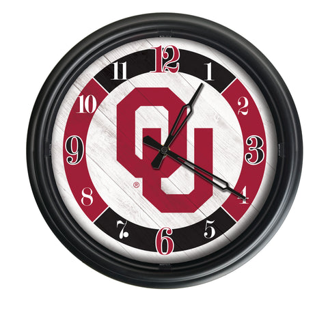 Oklahoma Sooners Logo LED Clock | LED Outdoor Clock