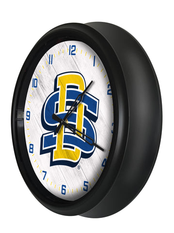 South Dakota State Jackrabbits Logo LED Clock | LED Outdoor Clock