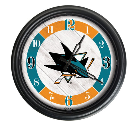 San Jose Sharks Logo LED Clock | LED Outdoor Clock