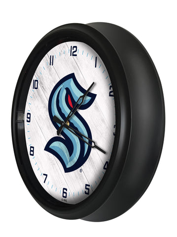 Seattle Kraken Logo LED Clock | LED Outdoor Clock