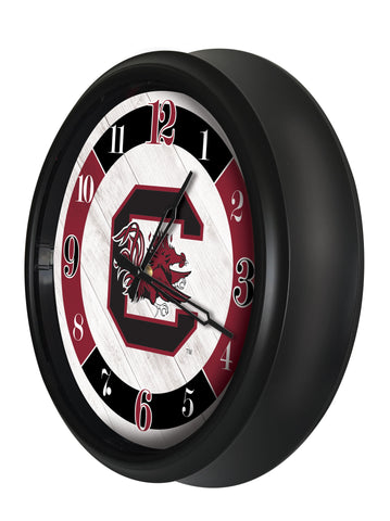 South Carolina Gamecocks Logo LED Clock | LED Outdoor Clock