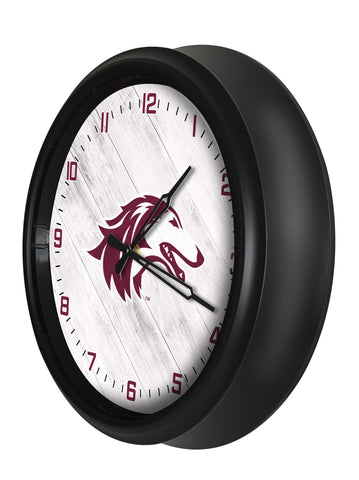 Southern Illinois Salukis Logo LED Clock | LED Outdoor Clock