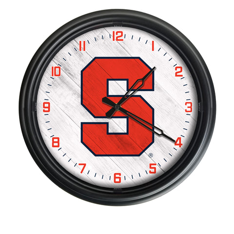 Syracuse Orange Logo LED Clock | LED Outdoor Clock