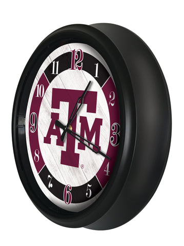 Texas A&M Aggies Logo LED Clock | LED Outdoor Clock