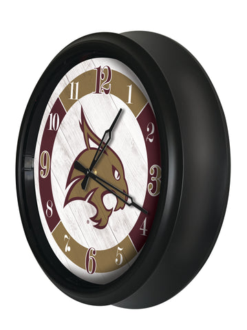 Texas State Bobcats Logo LED Clock | LED Outdoor Clock