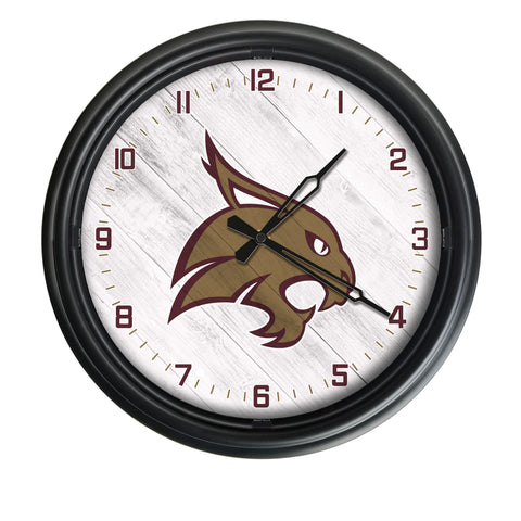 Texas State Bobcats Logo LED Clock | LED Outdoor Clock