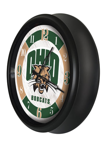 Ohio Bobcats Logo LED Clock | LED Outdoor Clock