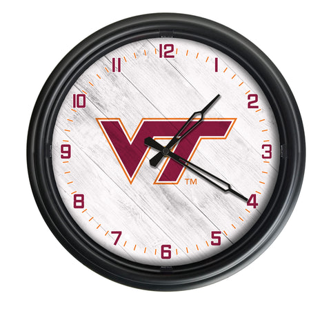 Virginia Tech Hokies Logo LED Clock | LED Outdoor Clock
