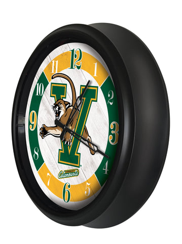 Vermont Catamounts Logo LED Clock | LED Outdoor Clock