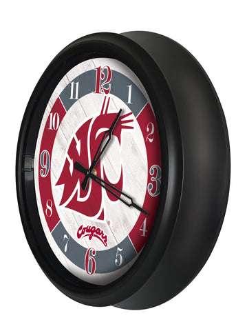 Washington State Cougars Logo LED Clock | LED Outdoor Clock