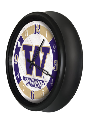 Washington Huskies Logo LED Clock | LED Outdoor Clock