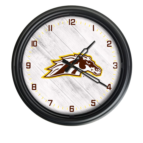 Western Michigan Broncos Logo LED Clock | LED Outdoor Clock
