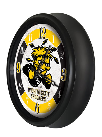 Wichita State Shockers Logo LED Clock | LED Outdoor Clock