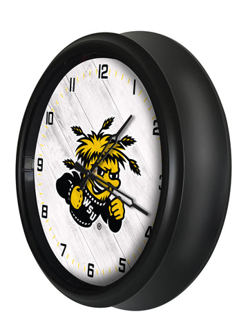 Wichita State Shockers Logo LED Clock | LED Outdoor Clock