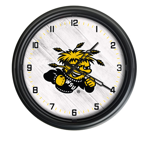Wichita State Shockers Logo LED Clock | LED Outdoor Clock