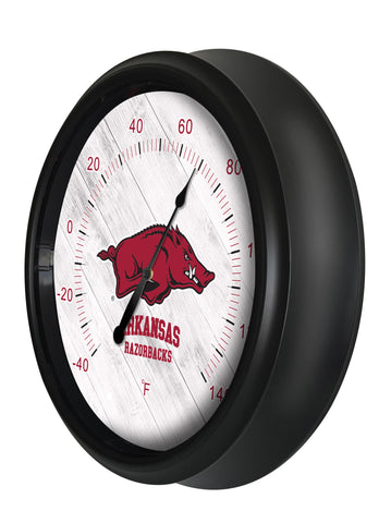 University of Arkansas Logo LED Thermometer | LED Outdoor Thermometer