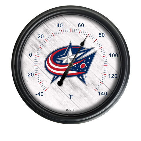 Columbus Blue Jackets Logo LED Thermometer | LED Outdoor Thermometer