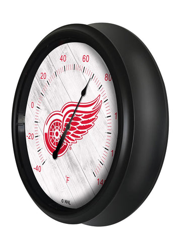 Detroit Red Wings Logo LED Thermometer | LED Outdoor Thermometer