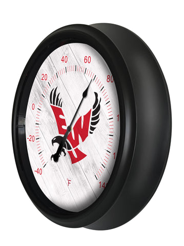 Eastern Washington University Logo LED Thermometer | LED Outdoor Thermometer