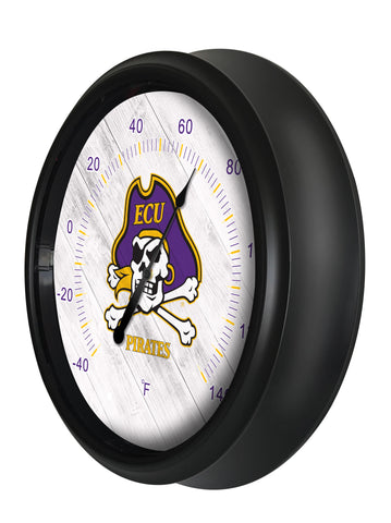 East Carolina University Logo LED Thermometer | LED Outdoor Thermometer