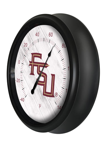 Florida State (Script) Logo LED Thermometer | LED Outdoor Thermometer