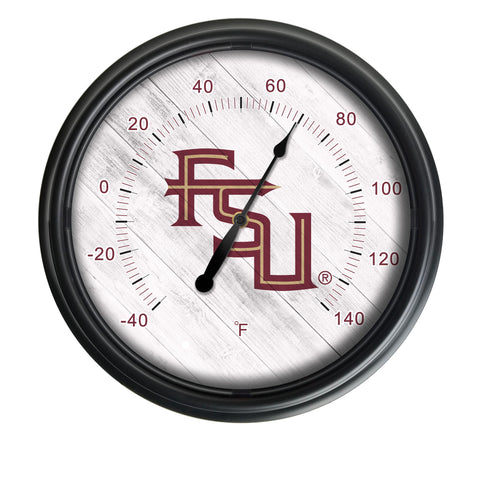 Florida State (Script) Logo LED Thermometer | LED Outdoor Thermometer