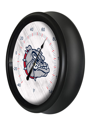 Gonzaga Logo LED Thermometer | LED Outdoor Thermometer
