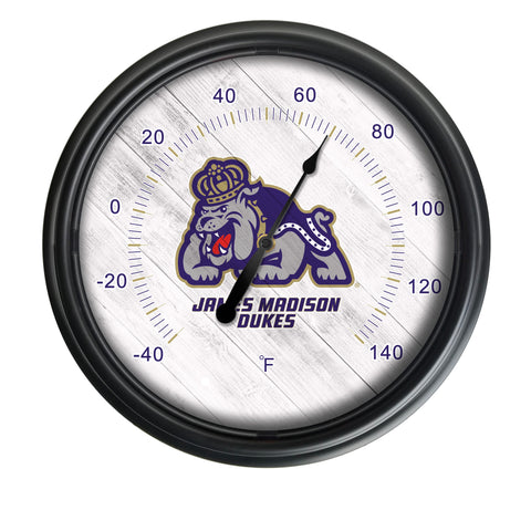 James Madison University Logo LED Thermometer | LED Outdoor Thermometer