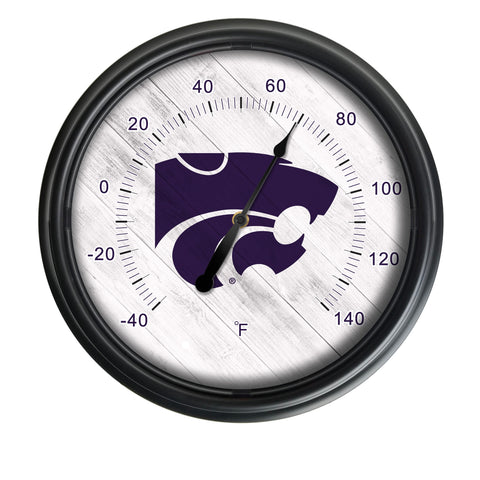 Kansas State University Logo LED Thermometer | LED Outdoor Thermometer