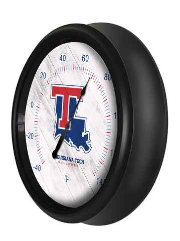 Louisiana Tech University Logo LED Thermometer | LED Outdoor Thermometer