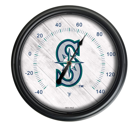 Seattle Mariners Logo LED Thermometer | MLB LED Outdoor Thermometer
