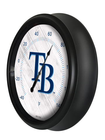 Tampa Bay Rays Logo LED Thermometer | MLB LED Outdoor Thermometer