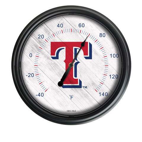 Texas Rangers Logo LED Thermometer | MLB LED Outdoor Thermometer