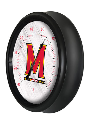 University of Maryland LED Thermometer | LED Outdoor Thermometer