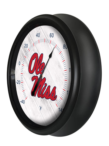 University of Mississippi LED Thermometer | LED Outdoor Thermometer