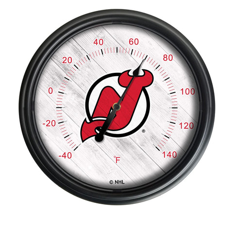 New Jersey Devils Logo LED Thermometer | LED Outdoor Thermometer