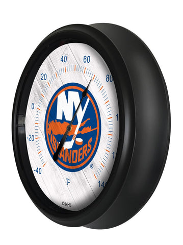 New York Islanders Logo LED Thermometer | LED Outdoor Thermometer