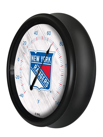 New York Rangers Logo LED Thermometer | LED Outdoor Thermometer