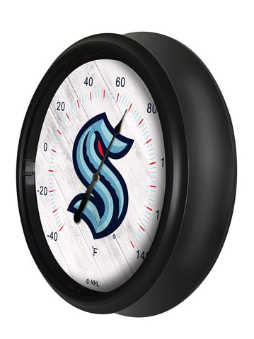 Seattle Kraken Logo LED Thermometer | LED Outdoor Thermometer
