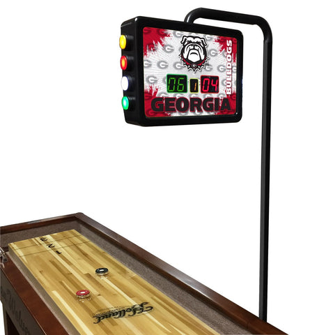 Georgia Bulldogs Electronic Shuffleboard Table Scoreboard
