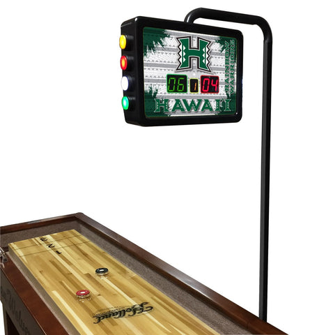 Hawaii Rainbow Warriors Electronic Shuffleboard Table Scoreboard