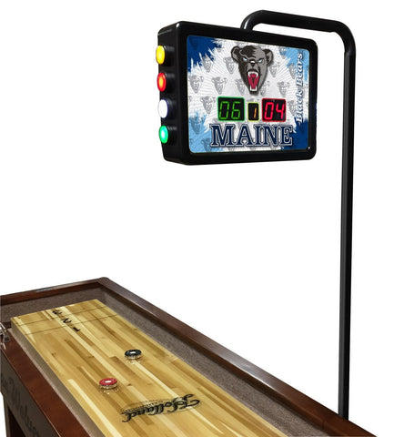 Maine Black Bears Electronic Shuffleboard Table Scoreboard