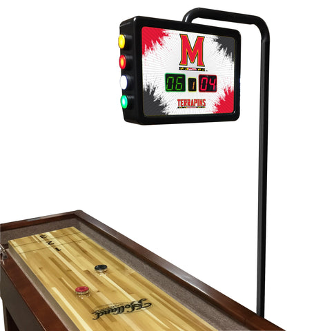 Maryland Terrapins Electronic Shuffleboard Table Scoreboard
