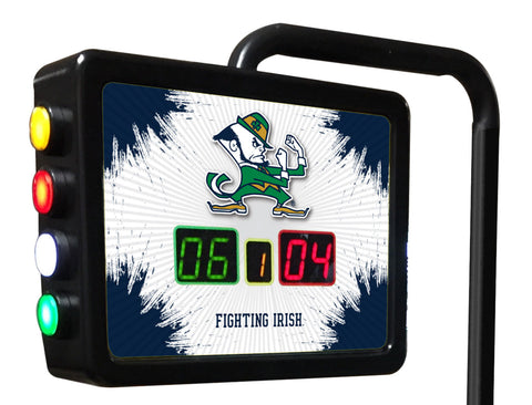 Notre Dame Leprechaun Electronic Shuffleboard Table Scoreboard